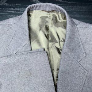 Circle S Mens‎ 46L Brown Polyester Style JC40-68 Blazer